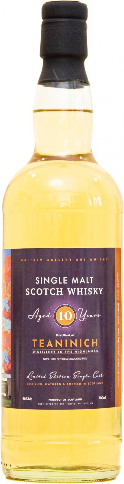 Teaninich 2010 GCWL  Maltsev Gallery Art Series Single Malt