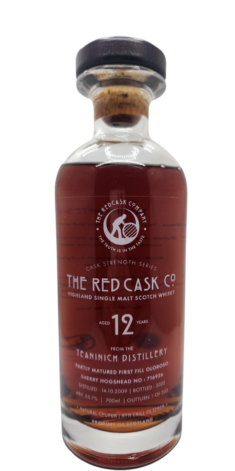 Teaninich 2009 GWhL  The Red Cask Co.