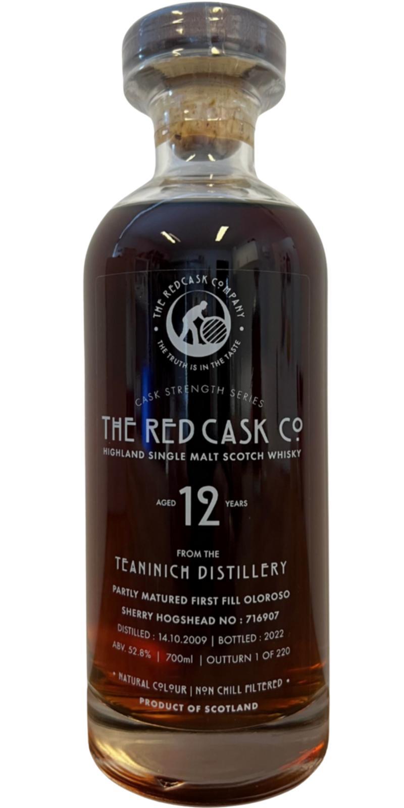 Teaninich 2009 GWhL  The Red Cask Co.