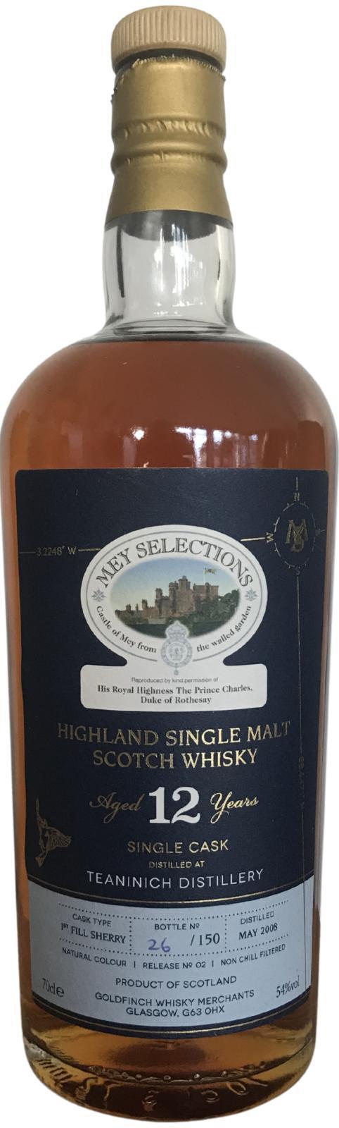 Teaninich 2008 GWM  Mey Selections Release No.2