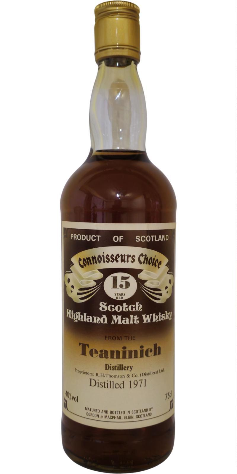 Teaninich 1971 GM  Connoisseurs Choice