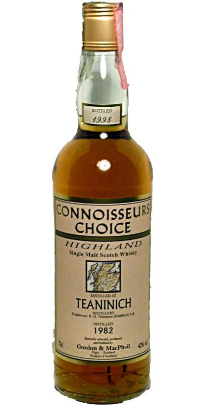 Teaninich 1982 GM  Connoisseurs Choice