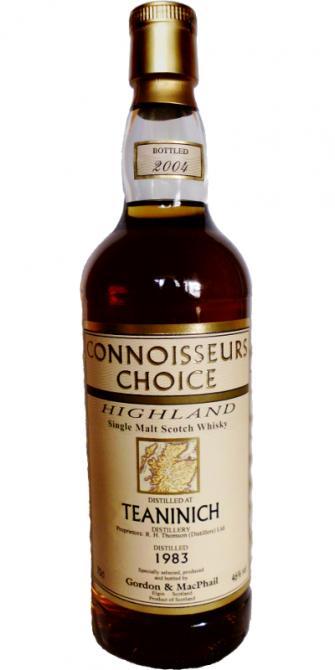 Teaninich 1983 GM  Connoisseurs Choice