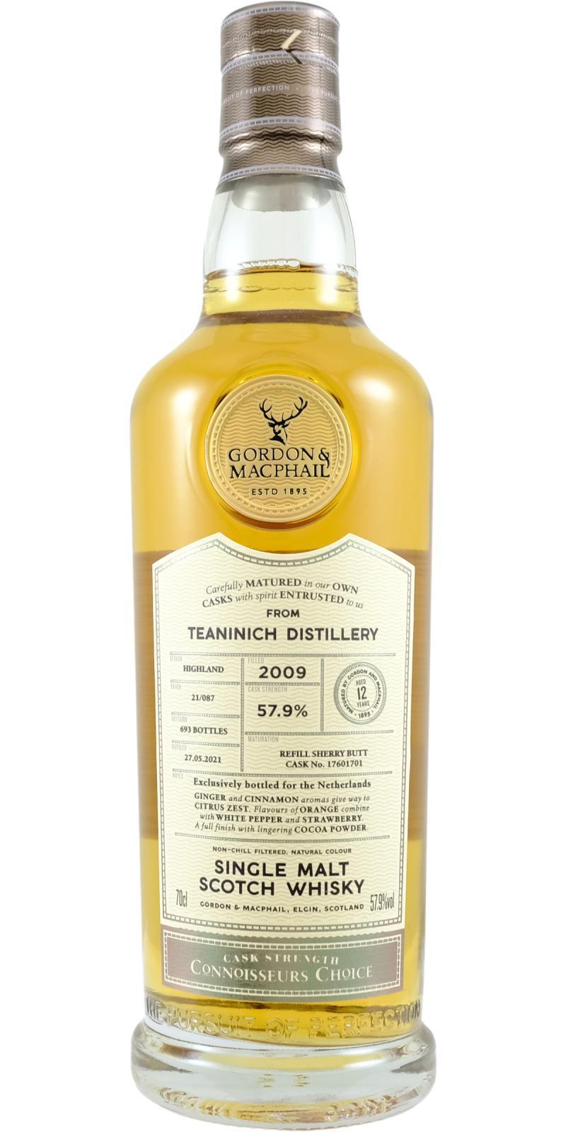 Teaninich 2009 GM  Connoisseurs Choice - Cask Strength