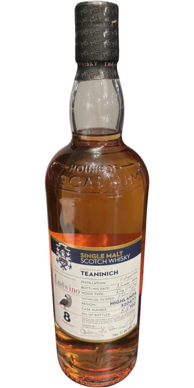 Teaninich 2016 HoMC  The Vintage Collection