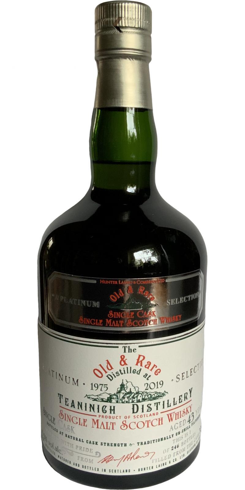 Teaninich 1975 HL  Old & Rare - A Platinum Selection