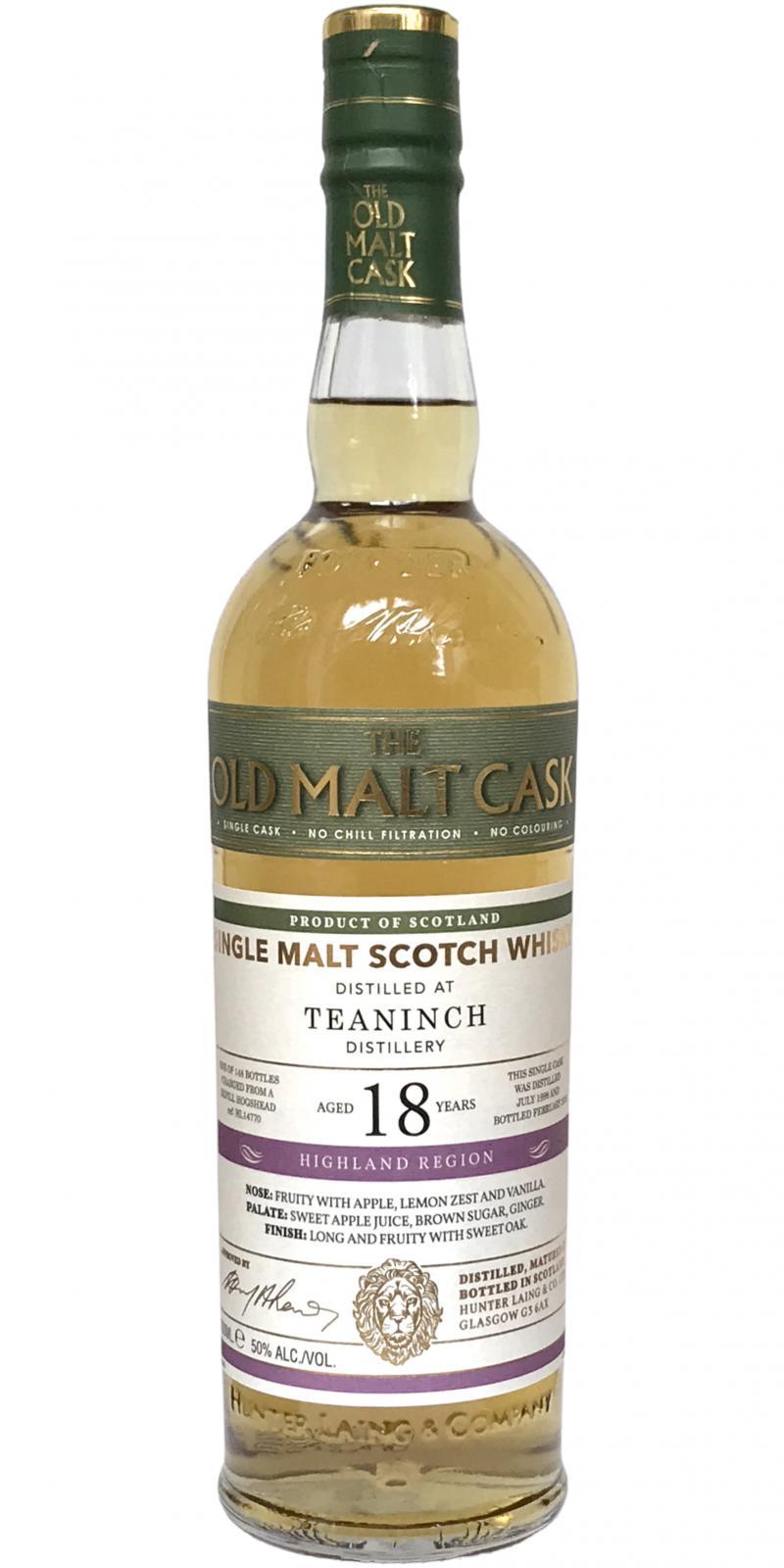 Teaninich 1999 HL  The Old Malt Cask