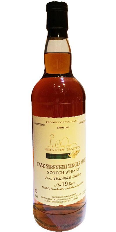 Teaninich 1984 IM  Le Clan des Grands Malts