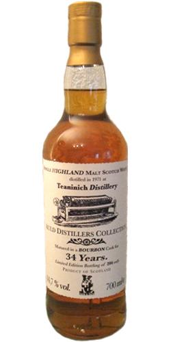 Teaninich 1971 JW  Auld Distillers Collection