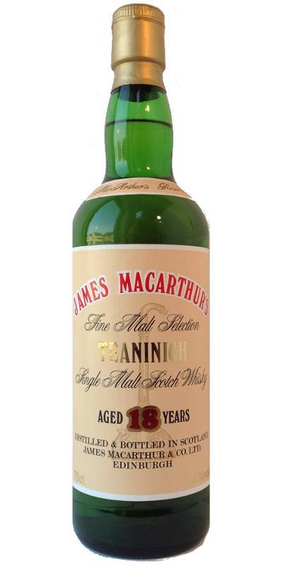 Teaninich 18-year-old JM  Fine Malt Selection