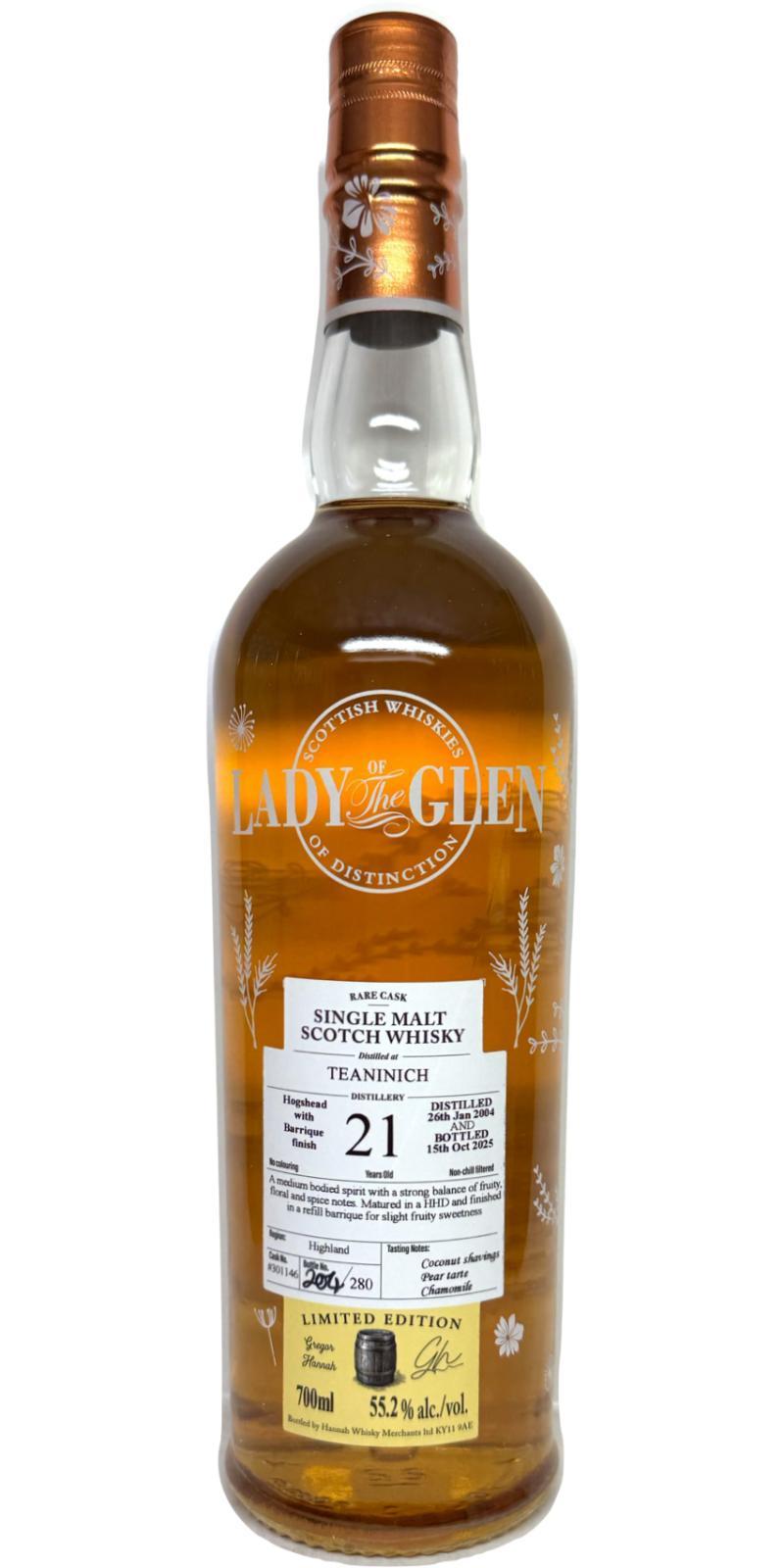 Teaninich 2004 LotG  Rare Cask