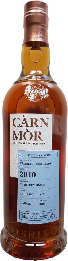 Teaninich 2010 MSWD  Càrn Mòr - Strictly Limited