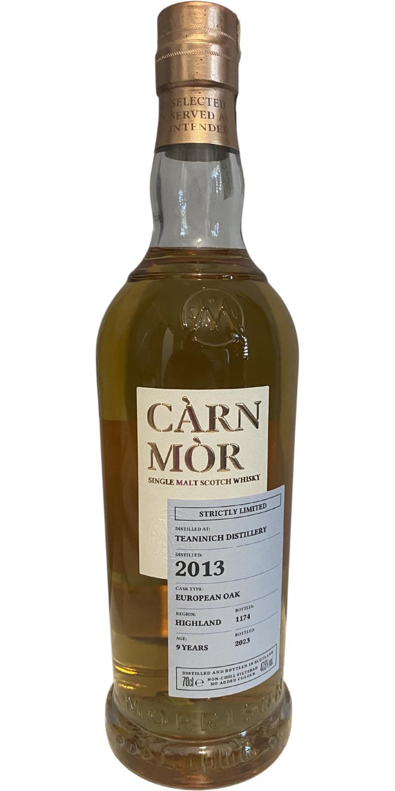 Teaninich 2013 MSWD  Càrn Mòr - Strictly Limited