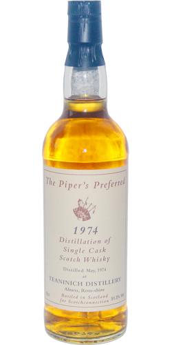 Teaninich 1974 ScCo  The Piper's Preferred