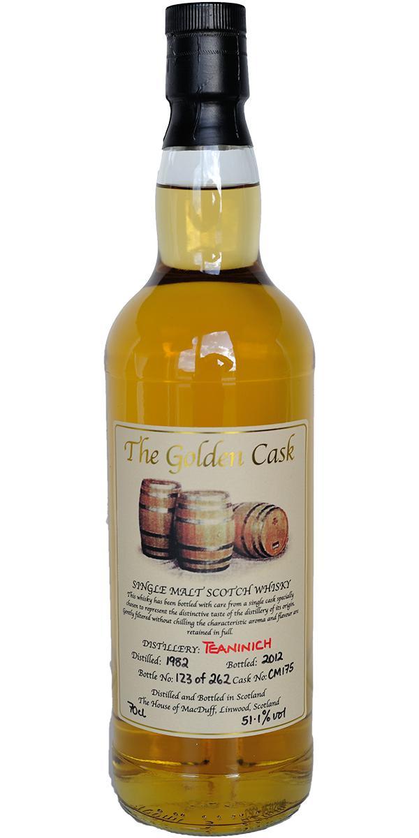 Teaninich 1982 HMcD  The Golden Cask