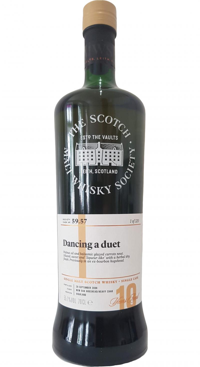 Teaninich 2008 SMWS 59.57  Dancing a duet