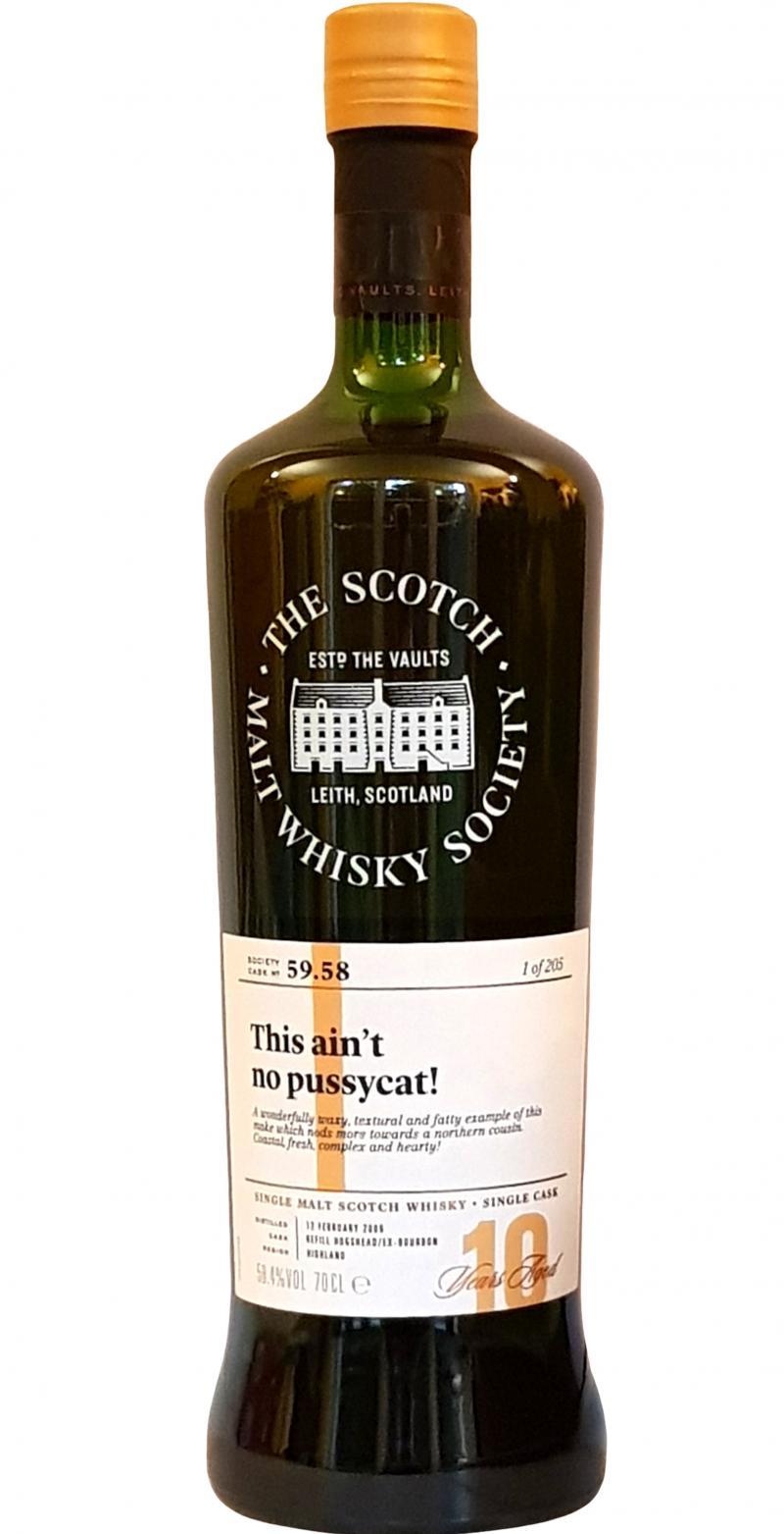 Teaninich 2009 SMWS 59.58  This ain't no pussycat!