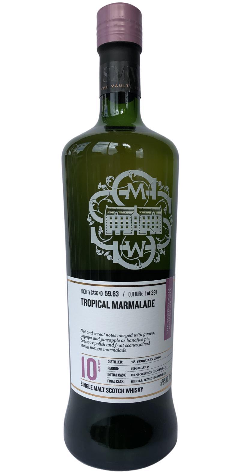 Teaninich 2010 SMWS 59.63  Tropical marmalade