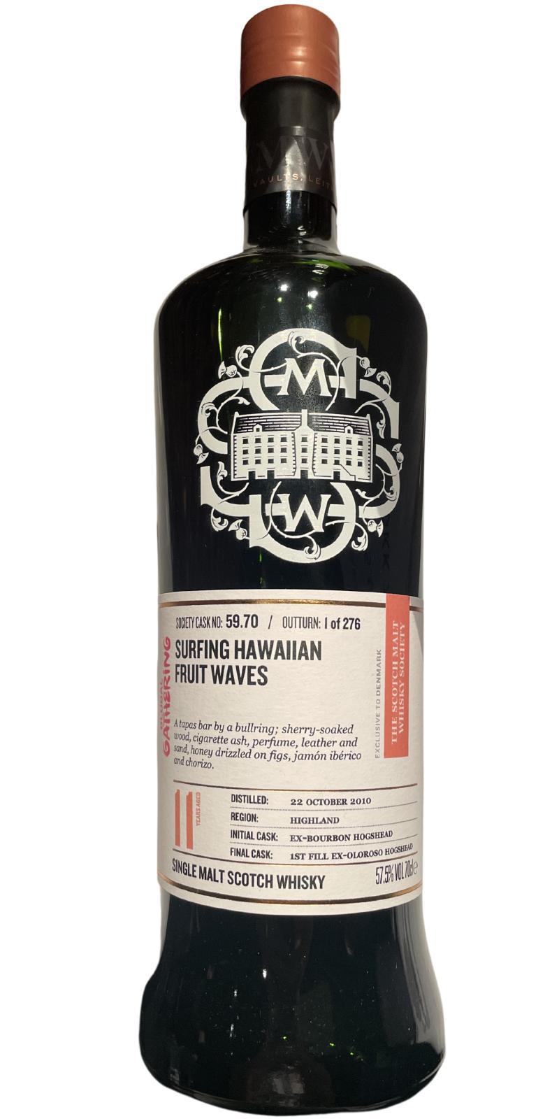 Teaninich 2010 SMWS 59.70  Surfing hawaian fruit waves