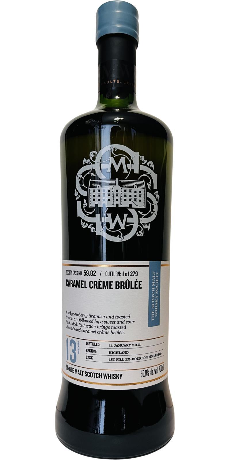 Teaninich 2011 SMWS 59.82  Caramel Crème Brûlée