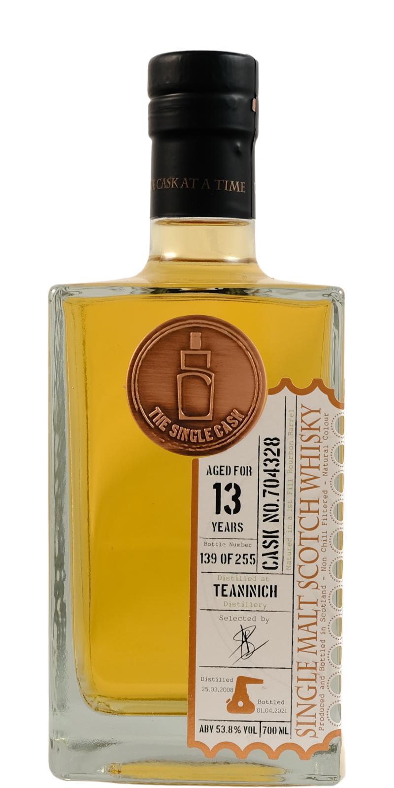 Teaninich 2008 TSCL  The Single Cask