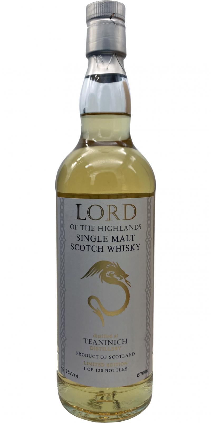 Teaninich 2008 Whk  Lord of the Highlands White Label