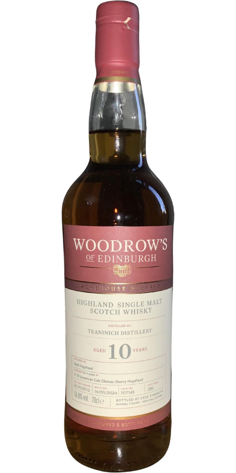 Teaninich 2013 WroE  Warehouse Reserve