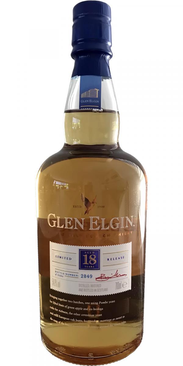 Glen Elgin 18-year-old  Diageo Special Releases 2017