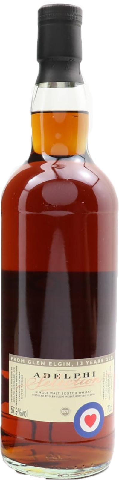 Glen Elgin 2007 AD  Selection