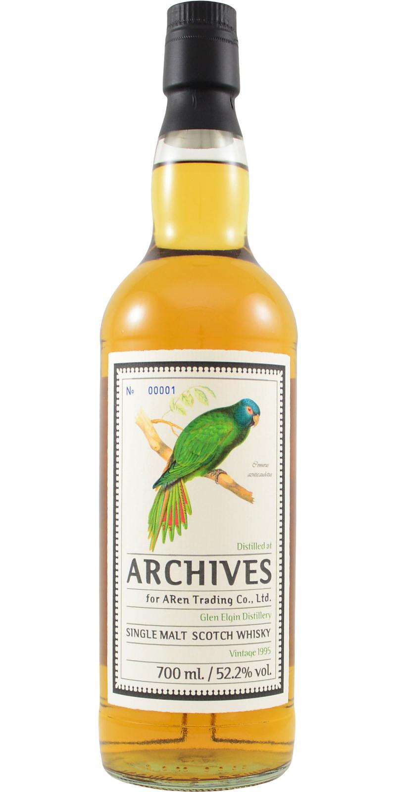 Glen Elgin 1995 Arc  Birds from the Orient