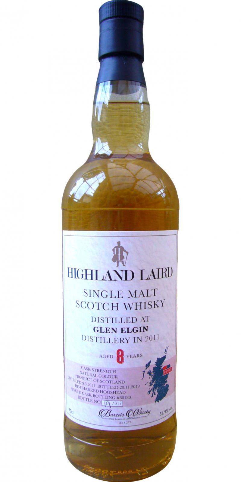 Glen Elgin 2011 BRI  Highland Laird