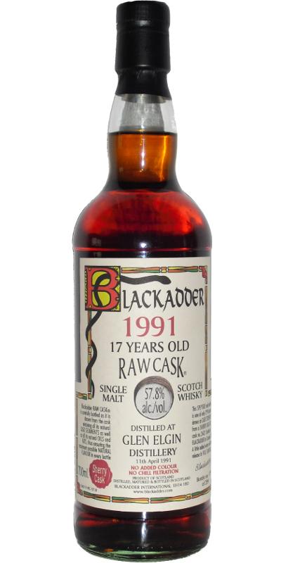 Glen Elgin 1991 BA  Raw Cask