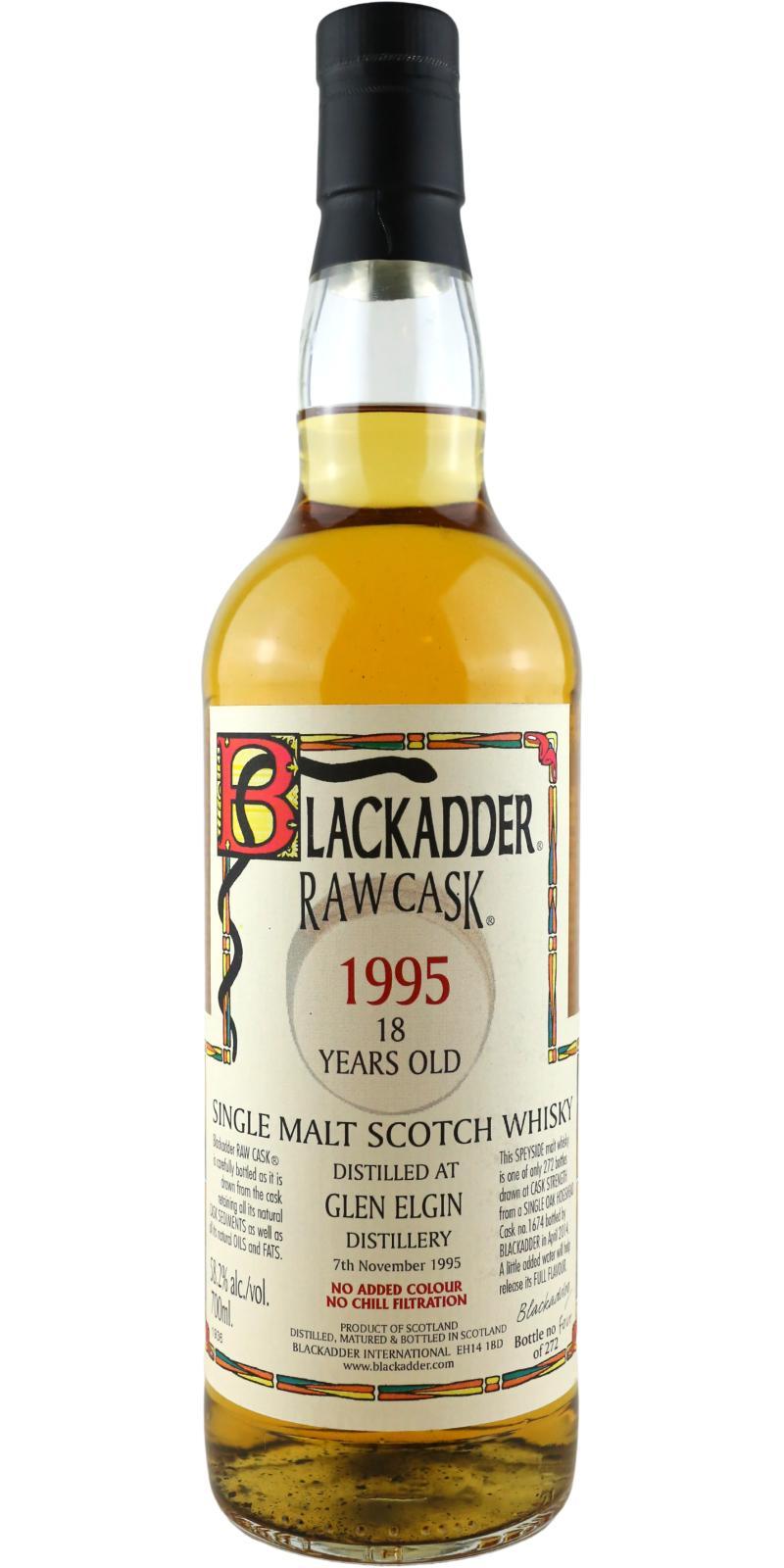 Glen Elgin 1995 BA  Raw Cask