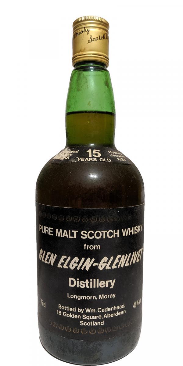Glen Elgin 1968 CA  Dumpy Bottle