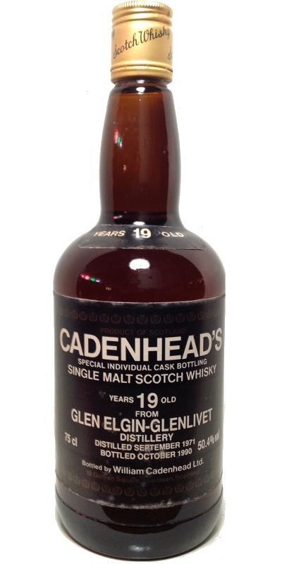 Glen Elgin 1971 CA  Dumpy Bottle