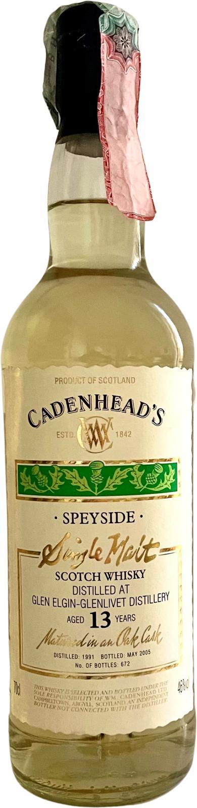 Glen Elgin 1991 CA  Original Collection