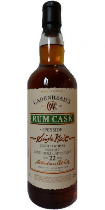Glen Elgin 1991 CA  Wood Range - Rum Cask
