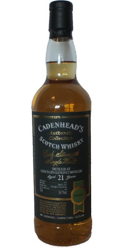 Glen Elgin 1995 CA  Authentic Collection