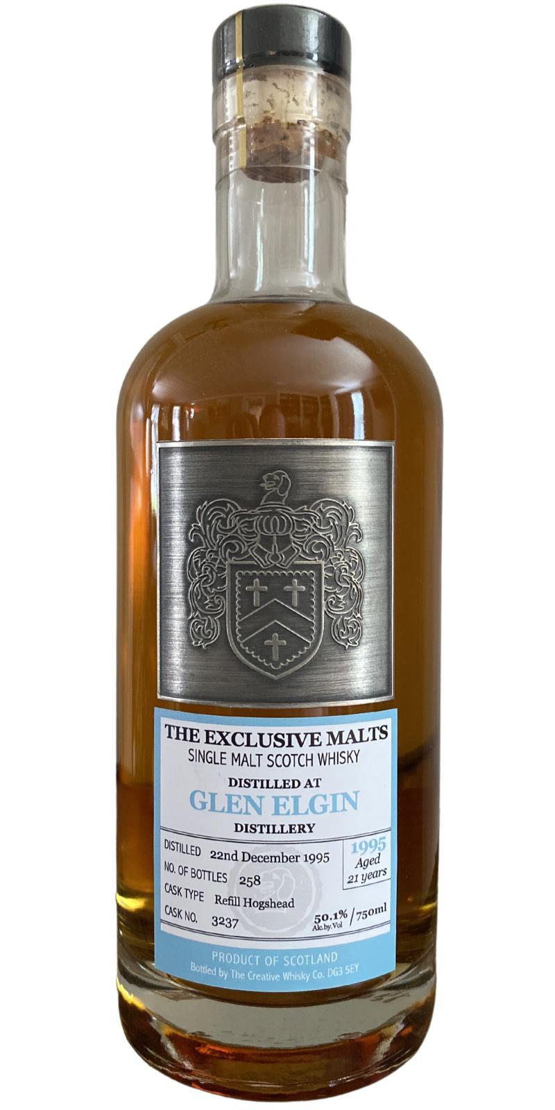 Glen Elgin 1995 CWC  The Exclusive Malts