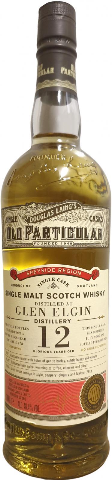 Glen Elgin 2007 DL  Old Particular