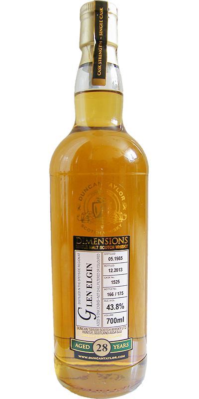 Glen Elgin 1985 DT  Dimensions