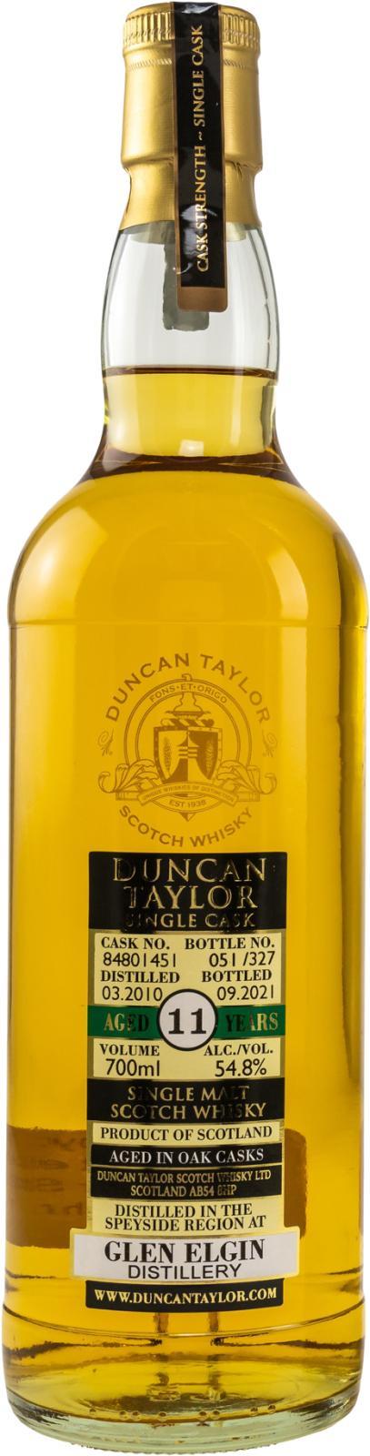 Glen Elgin 2010 DT  Single Cask