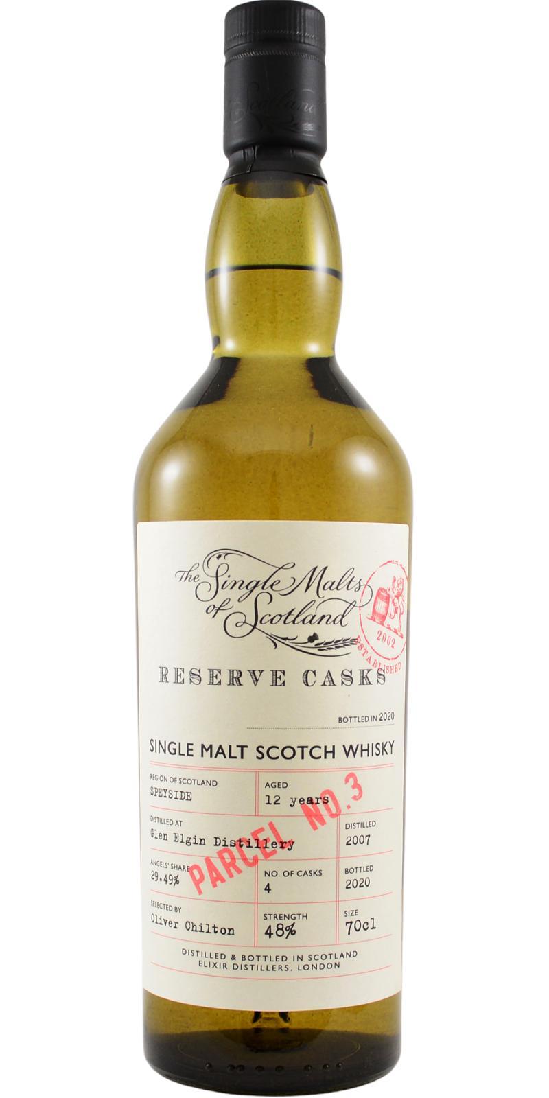 Glen Elgin 2007 ElD  The Single Malts of Scotland - Reserve Casks