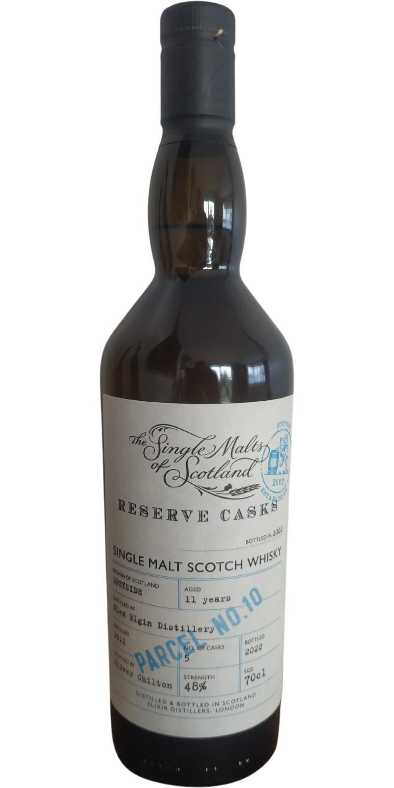 Glen Elgin 2011 ElD  The Single Malts of Scotland - Reserve Casks