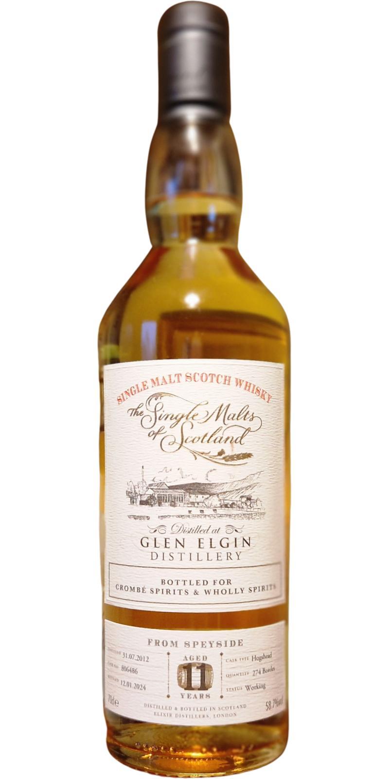 Glen Elgin 2012 ElD  The Single Malts of Scotland