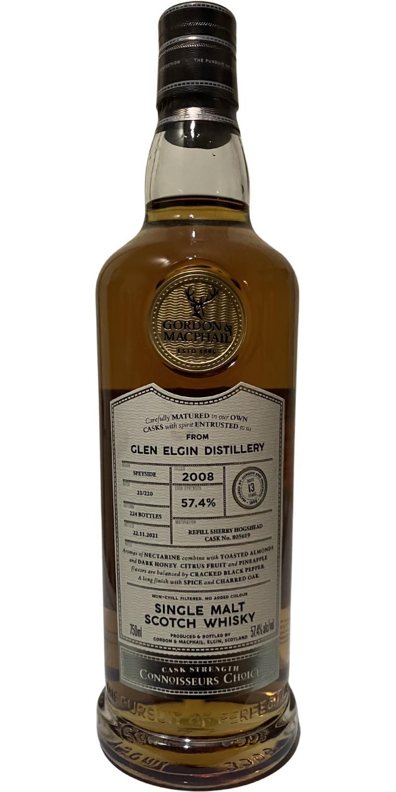 Glen Elgin 2008 GM  Connoisseurs Choice - Cask Strength