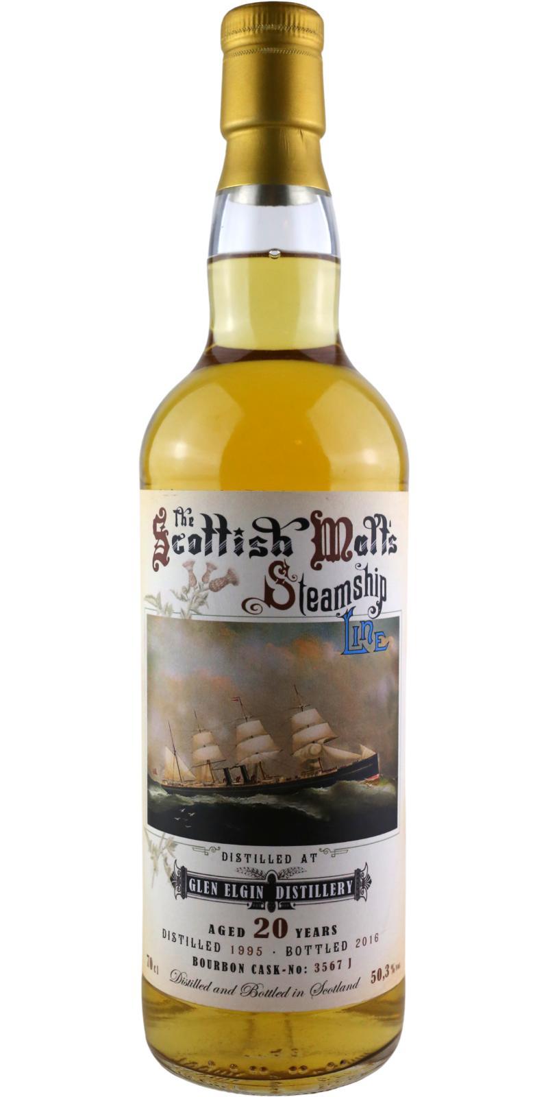 Glen Elgin 1995 JW  The Scottish Malt's Steamship Line - 3rd Edition