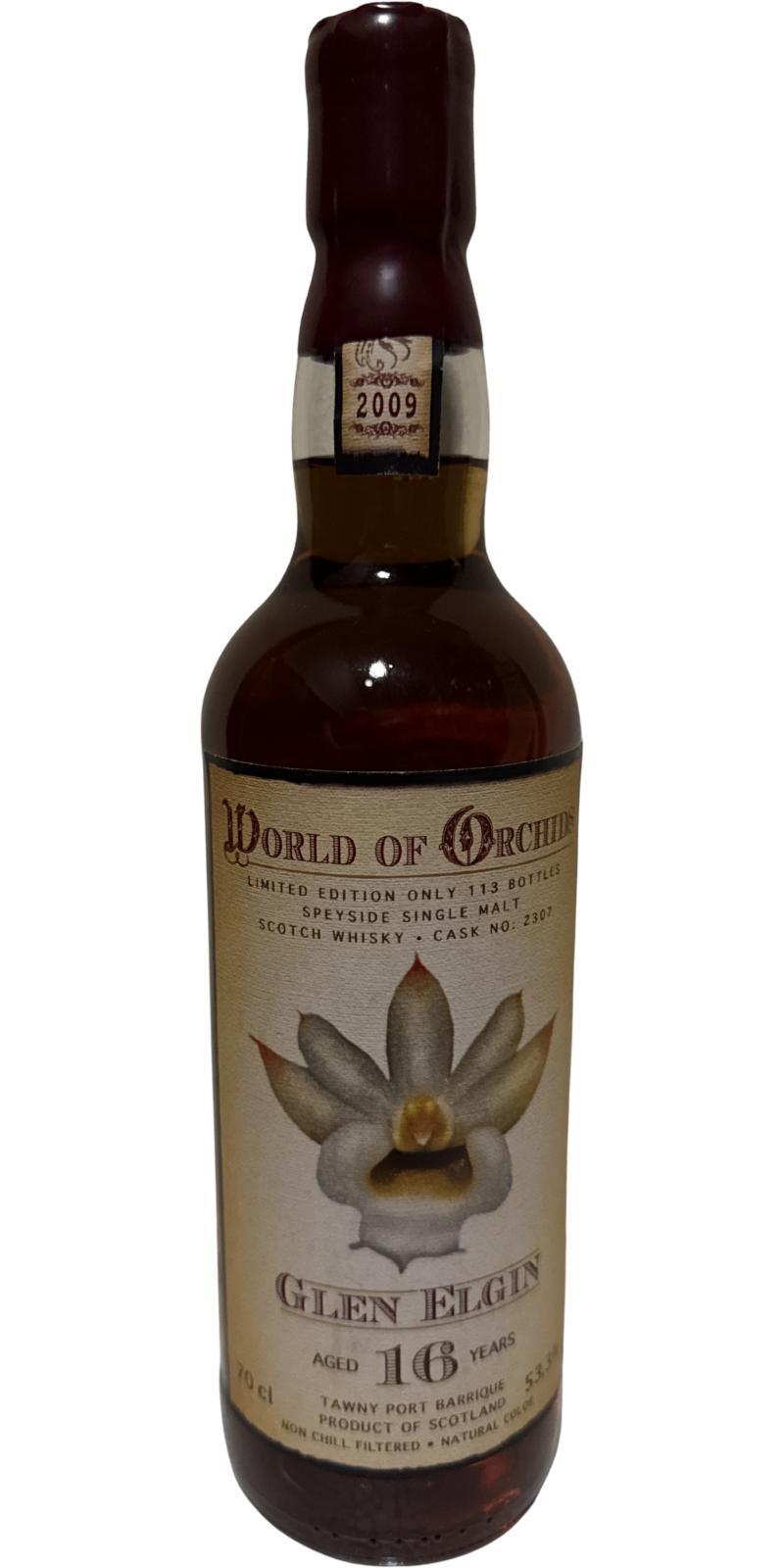 Glen Elgin 2009 JW  World of Orchids