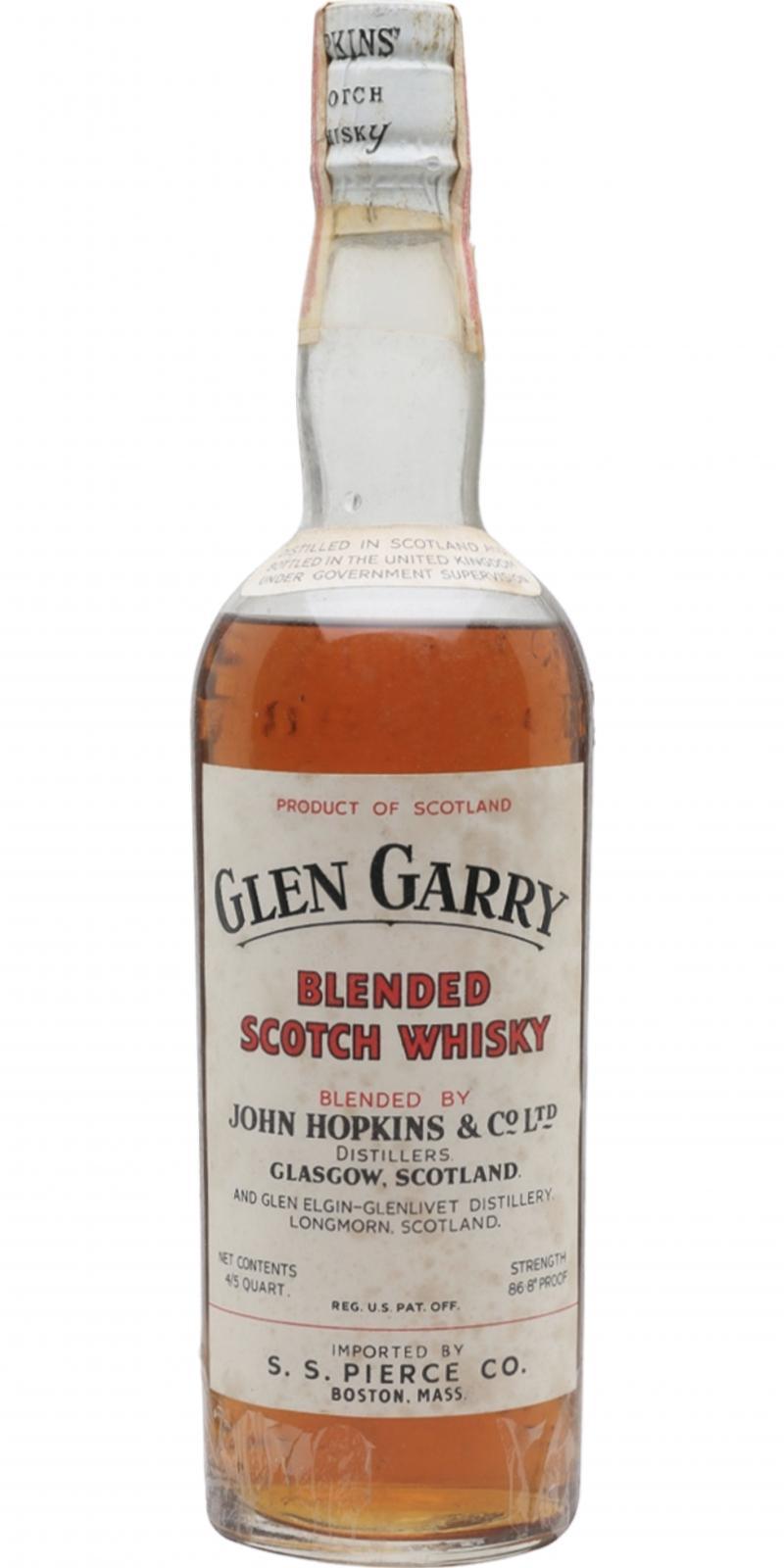 Glen Garry Blended Scotch Whisky