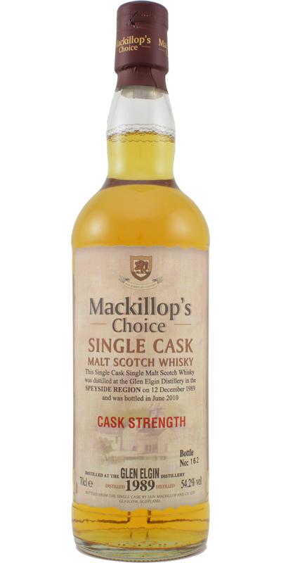 Glen Elgin 1989 McC  Single Cask